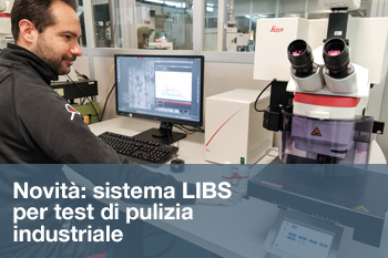 NOVITA’: SISTEMA LIBS PER TEST DI PULIZIA INDUSTRIALE