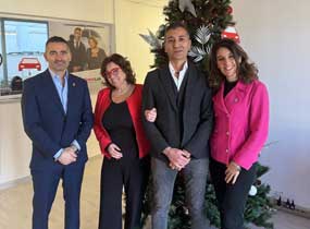 Il Sindaco di Rosta Domenico Morabito e l’Assessore Chiara Iglina in MotivexLab