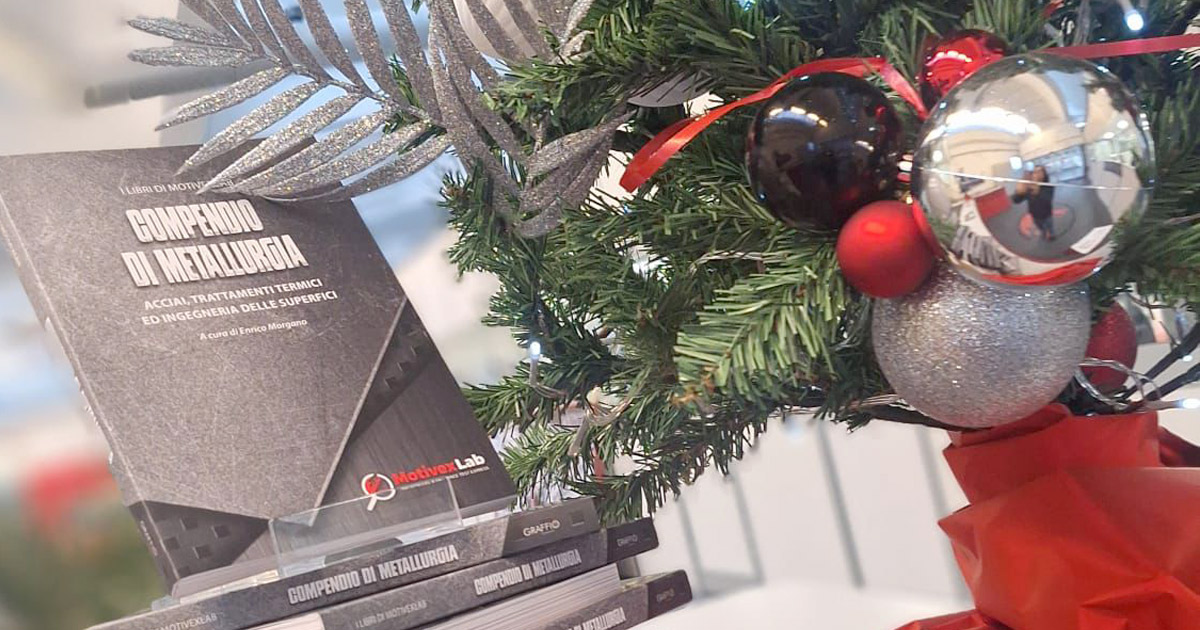 Sotto l’albero di Natale il nuovo libro di metallurgia di MotivexLab