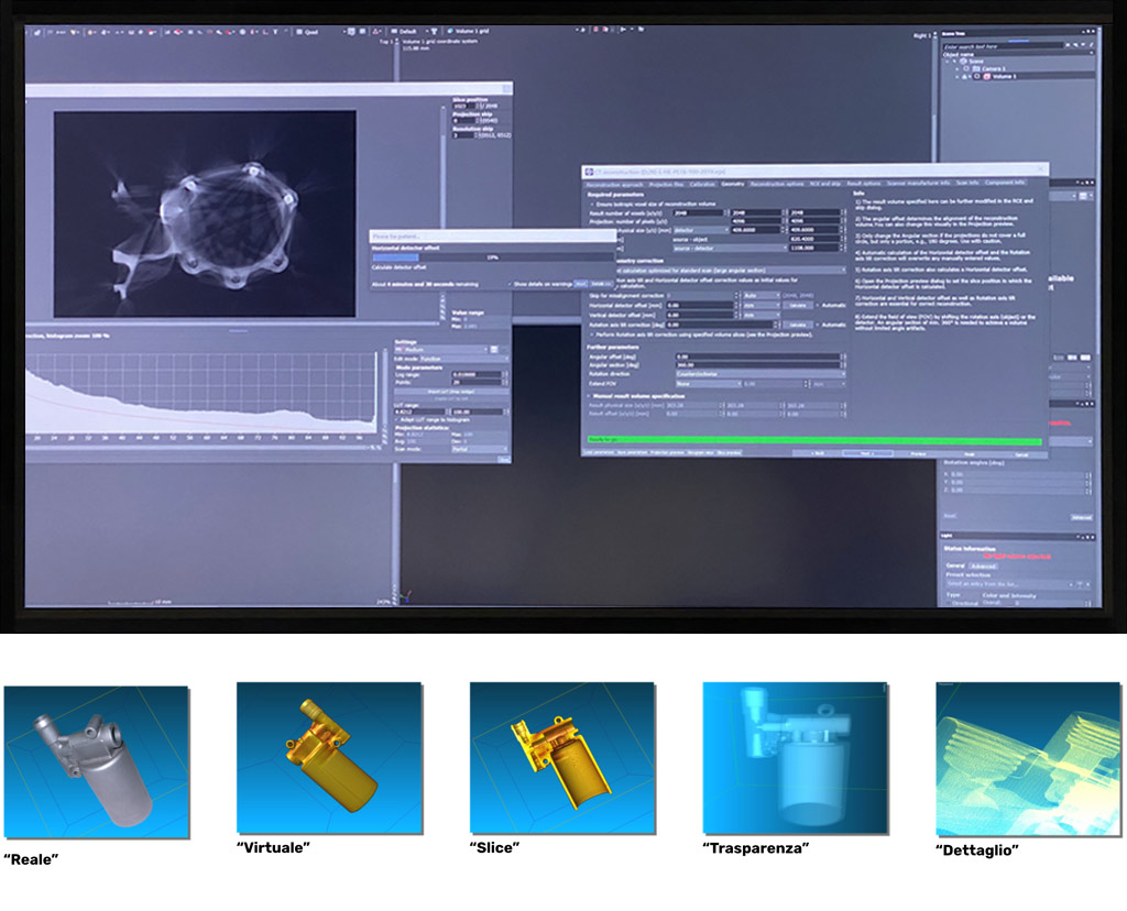 Modulo Ricostruzione Tomografica del volume 3D