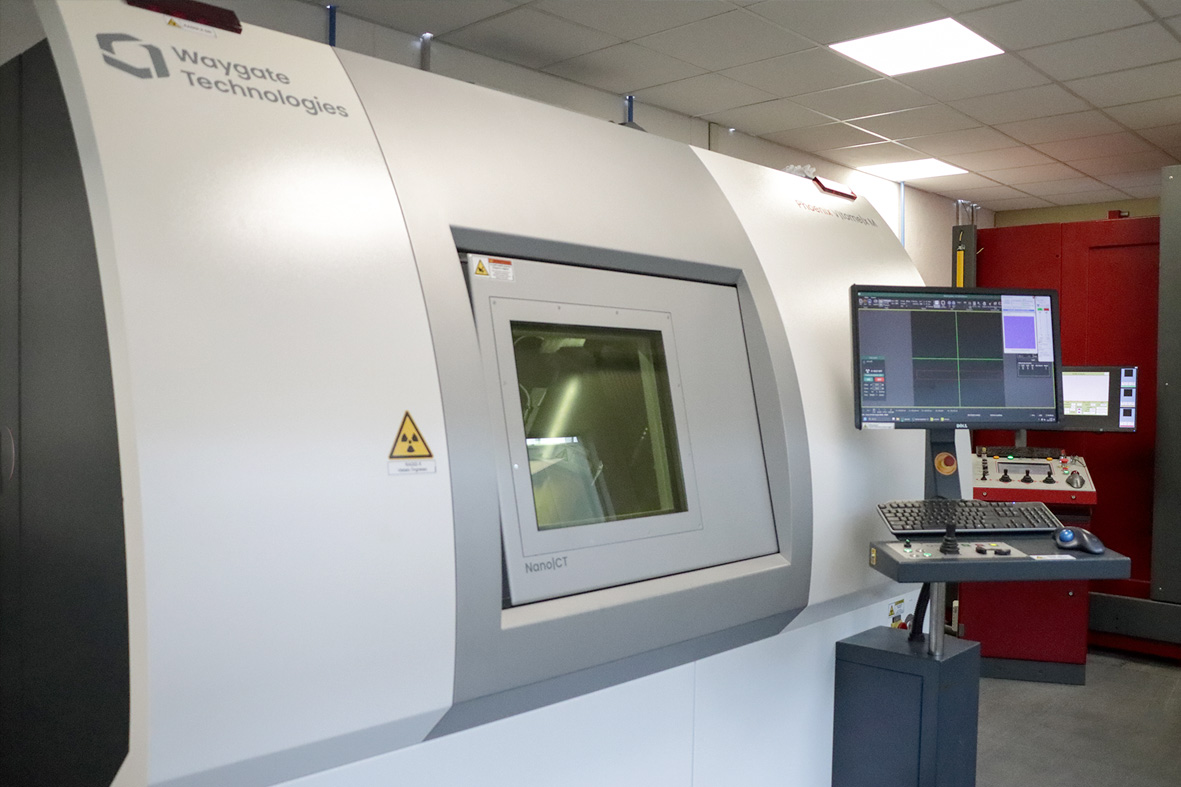 Tomografia GE Waygate MotivexLab