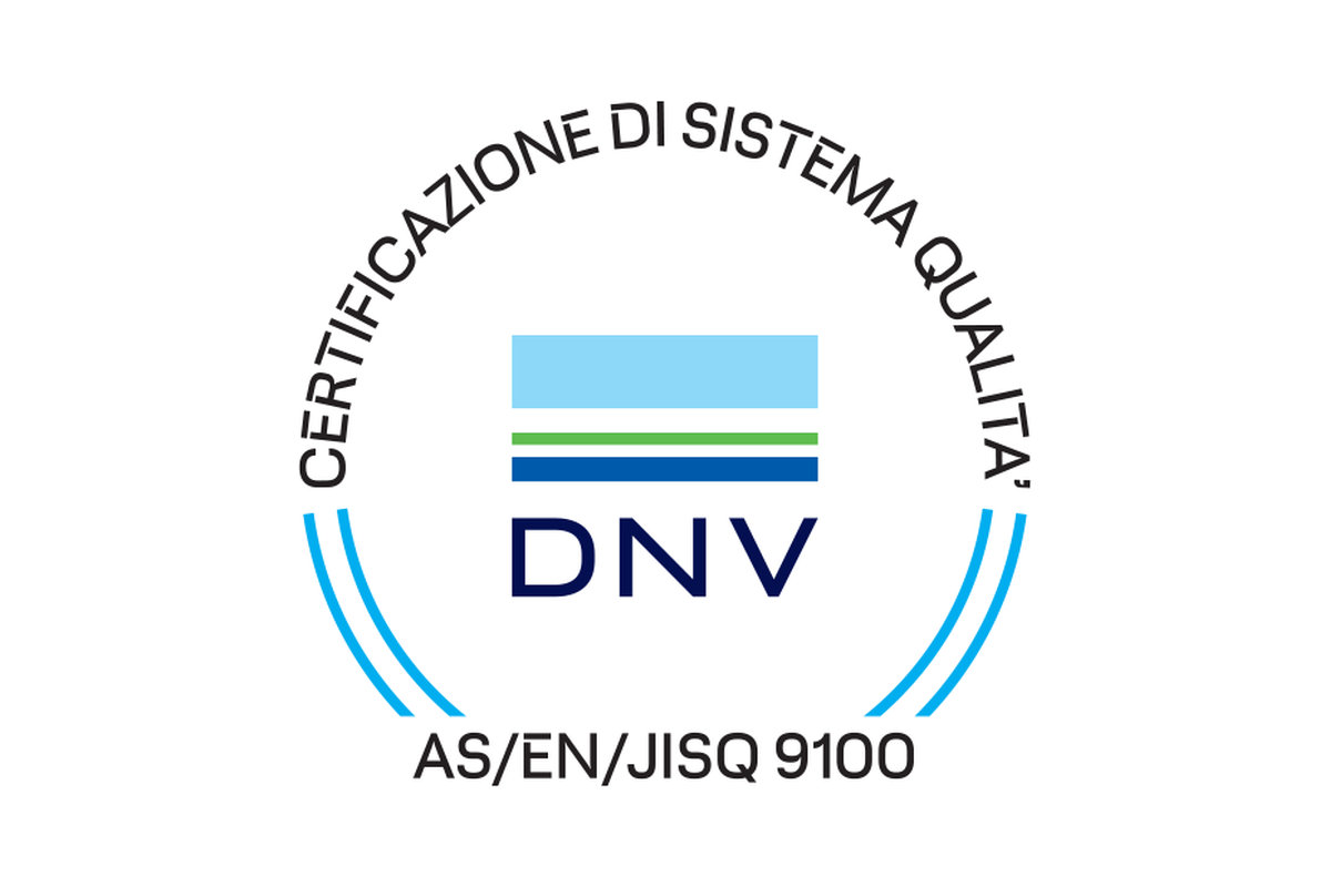 Marchio DNV certificazione di sistema qualità AS/EN/JISQ 9100 – MotivexLab